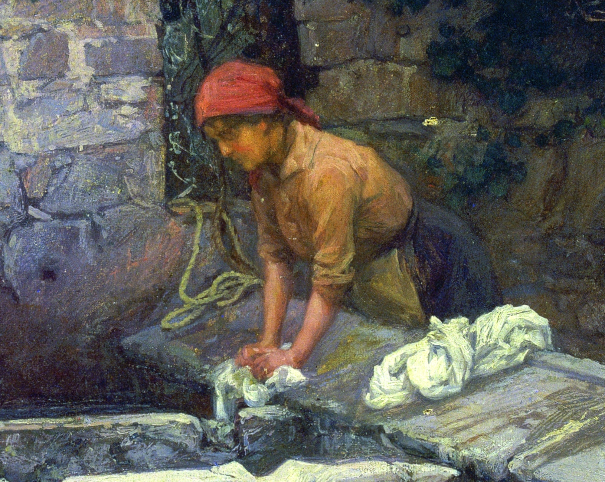 Elin Danielson-Gambogi Fine Art Print: Laundress