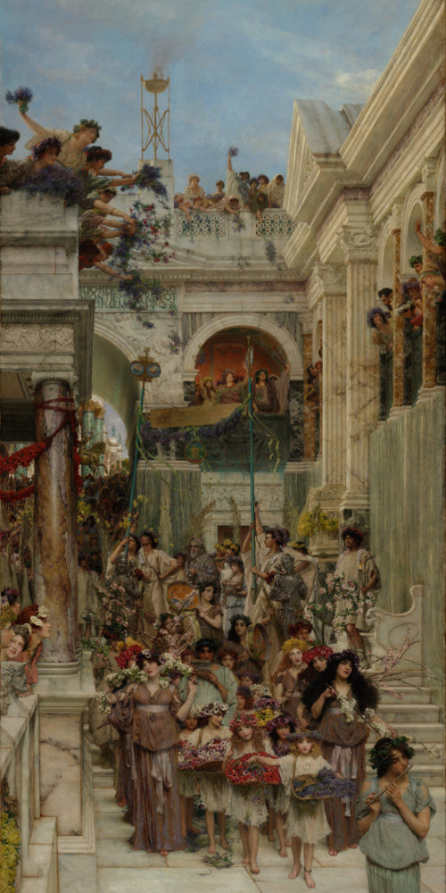 Lawrence Alma-Tadema Romanticism Fine Art Print : Spring