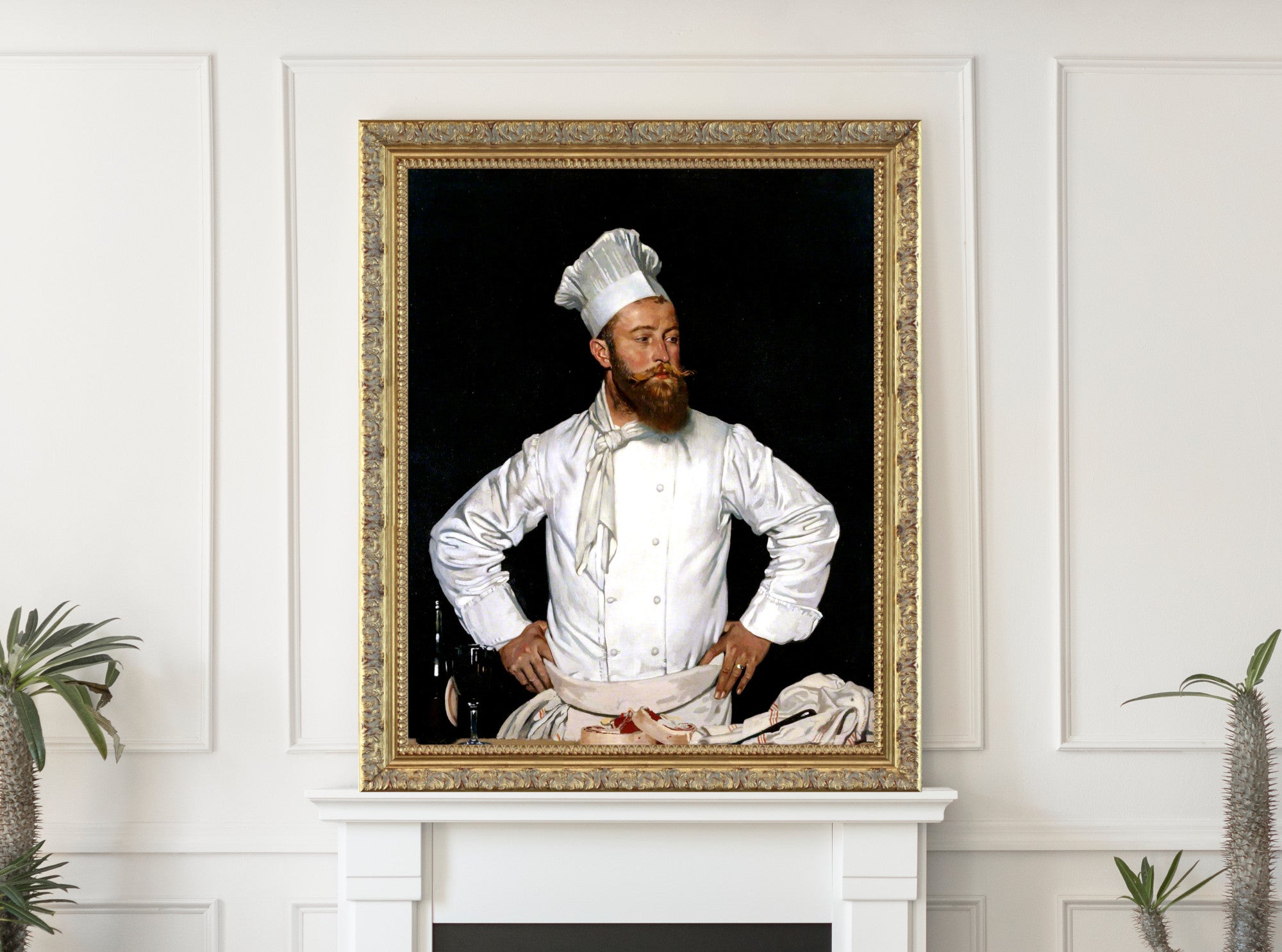 Le Chef de l'Hôtel Chatham, Paris, William Orpen Fine Art Print