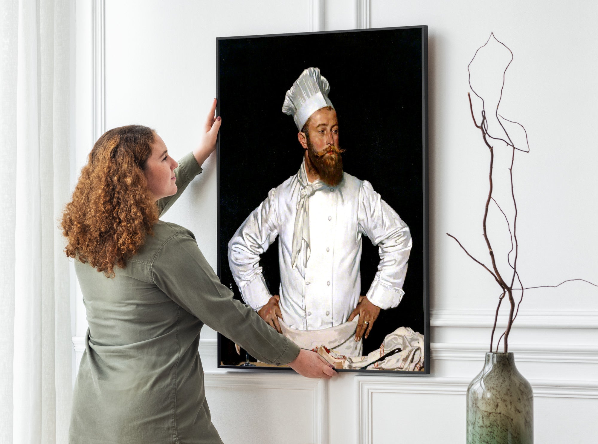 Le Chef de l'Hôtel Chatham, Paris, William Orpen Fine Art Print