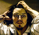 Gustave Courbet Fine Art Print, The Desperate Man