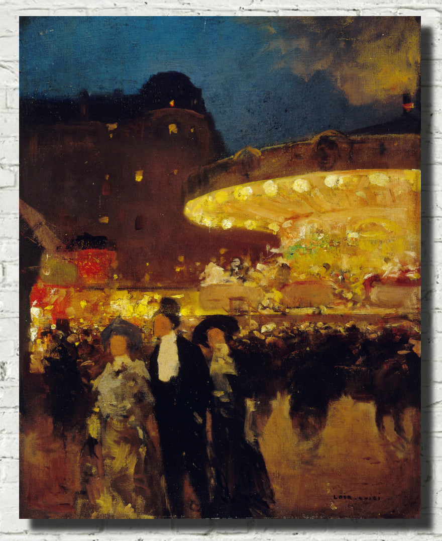 Luigi Loir Fine Art Print: Le Manège