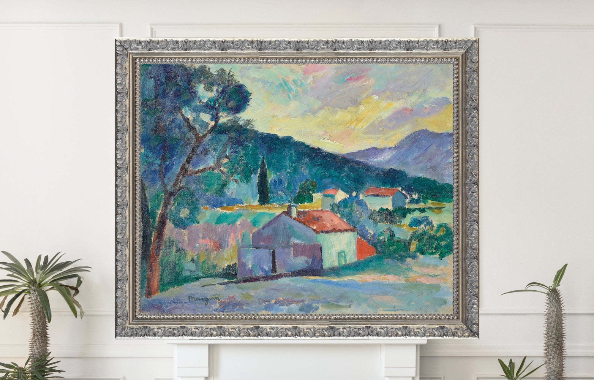 Henri Manguin French Landscape, Le Mas à Saint-Tropez