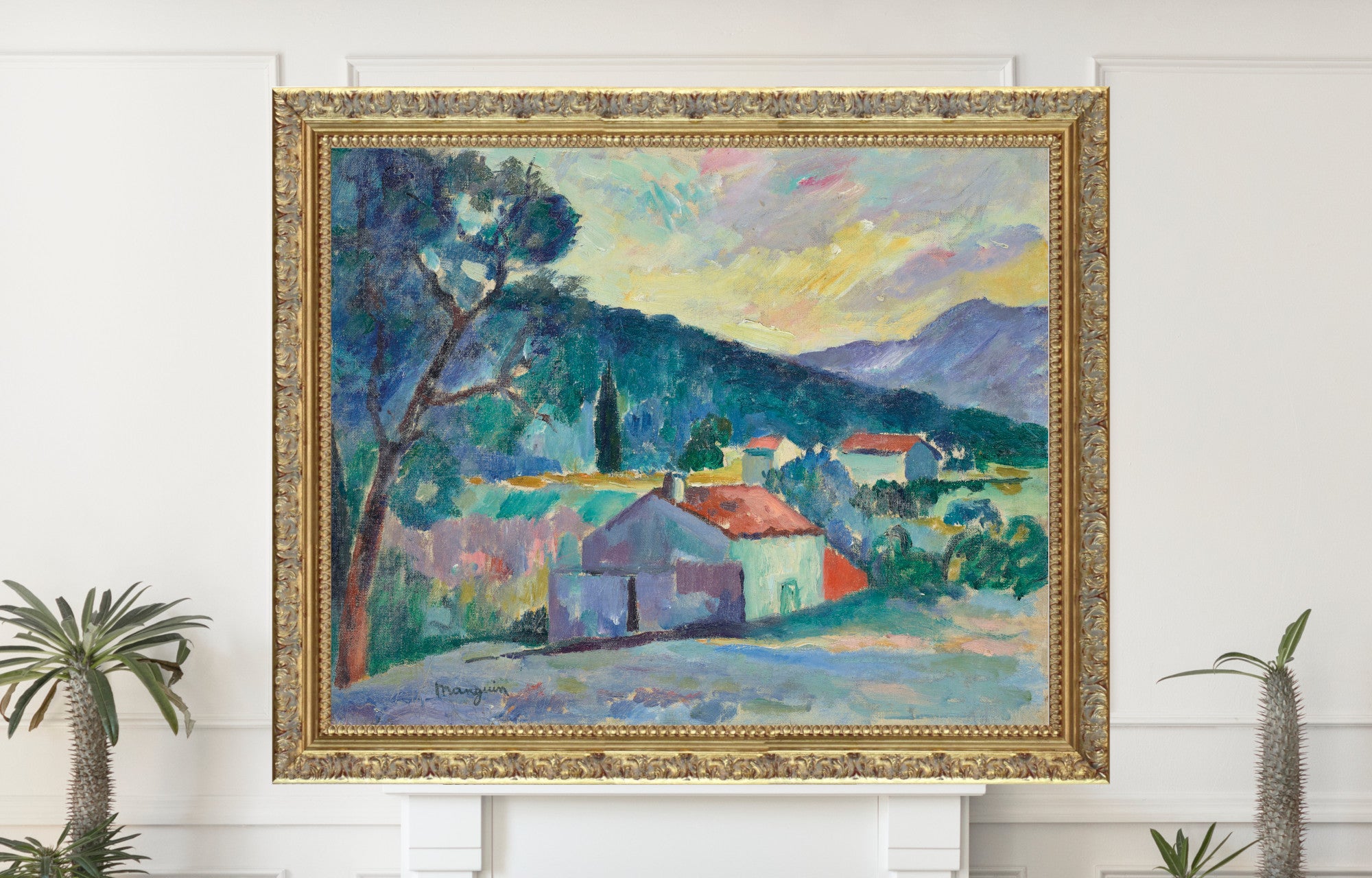 Henri Manguin French Landscape, Le Mas à Saint-Tropez