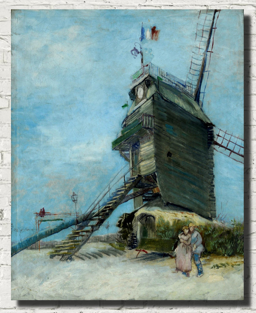 Le Moulin de la Galette, Vincent Van Gogh Fine Art Print