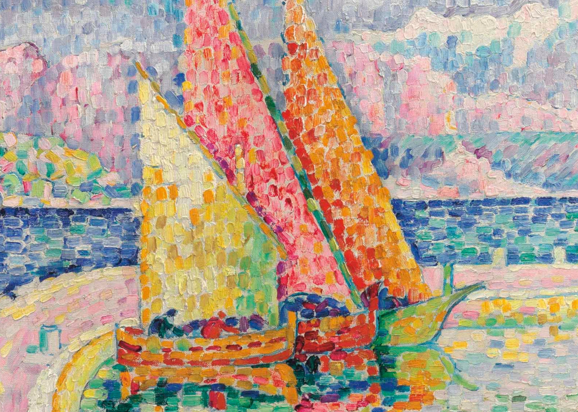 Paul Signac Fine Art Print, Le Musior (Port d'Antibes)