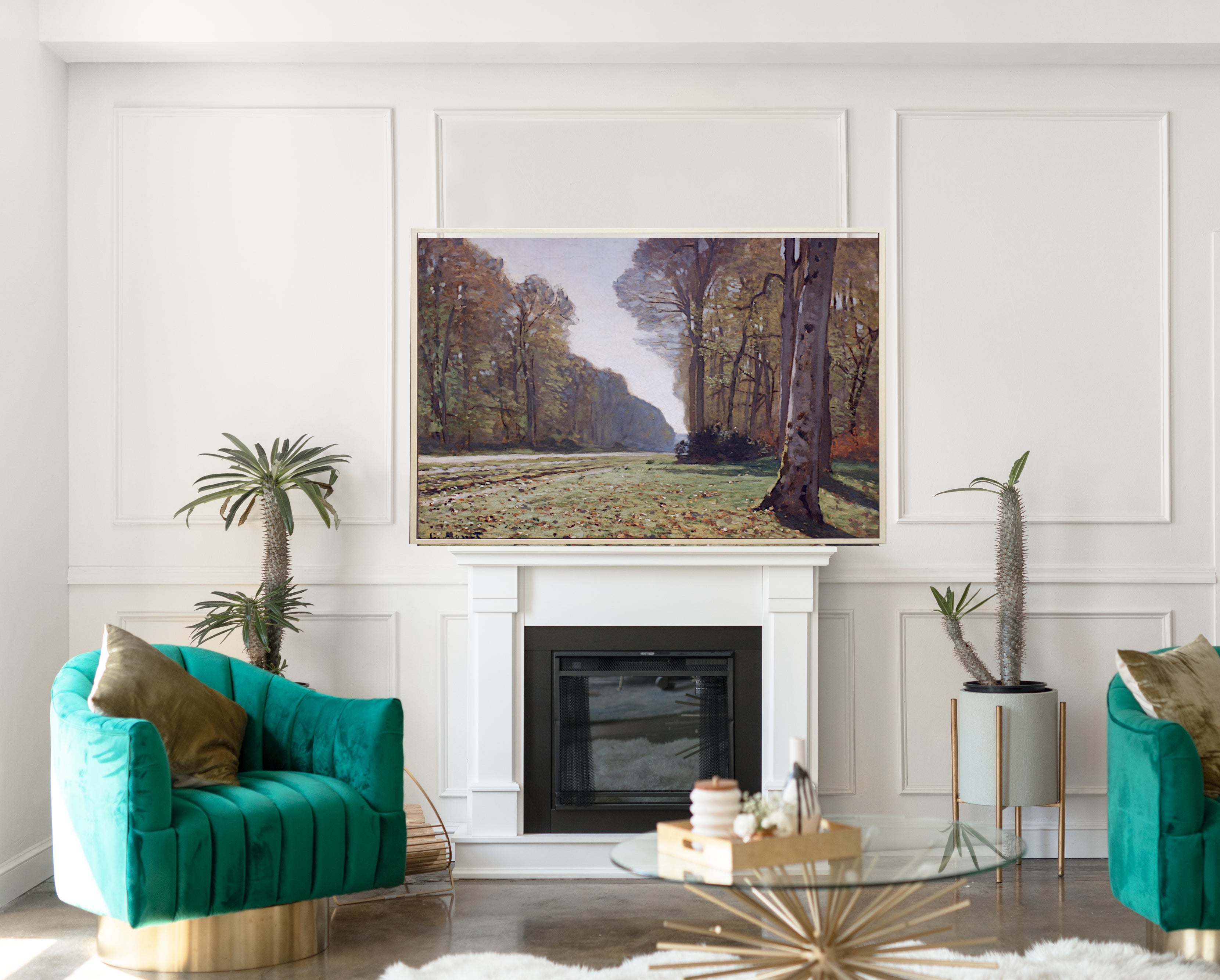 Le Pave de Chailly, the Forest of Fontainebleau, Claude Monet Fine Art Print