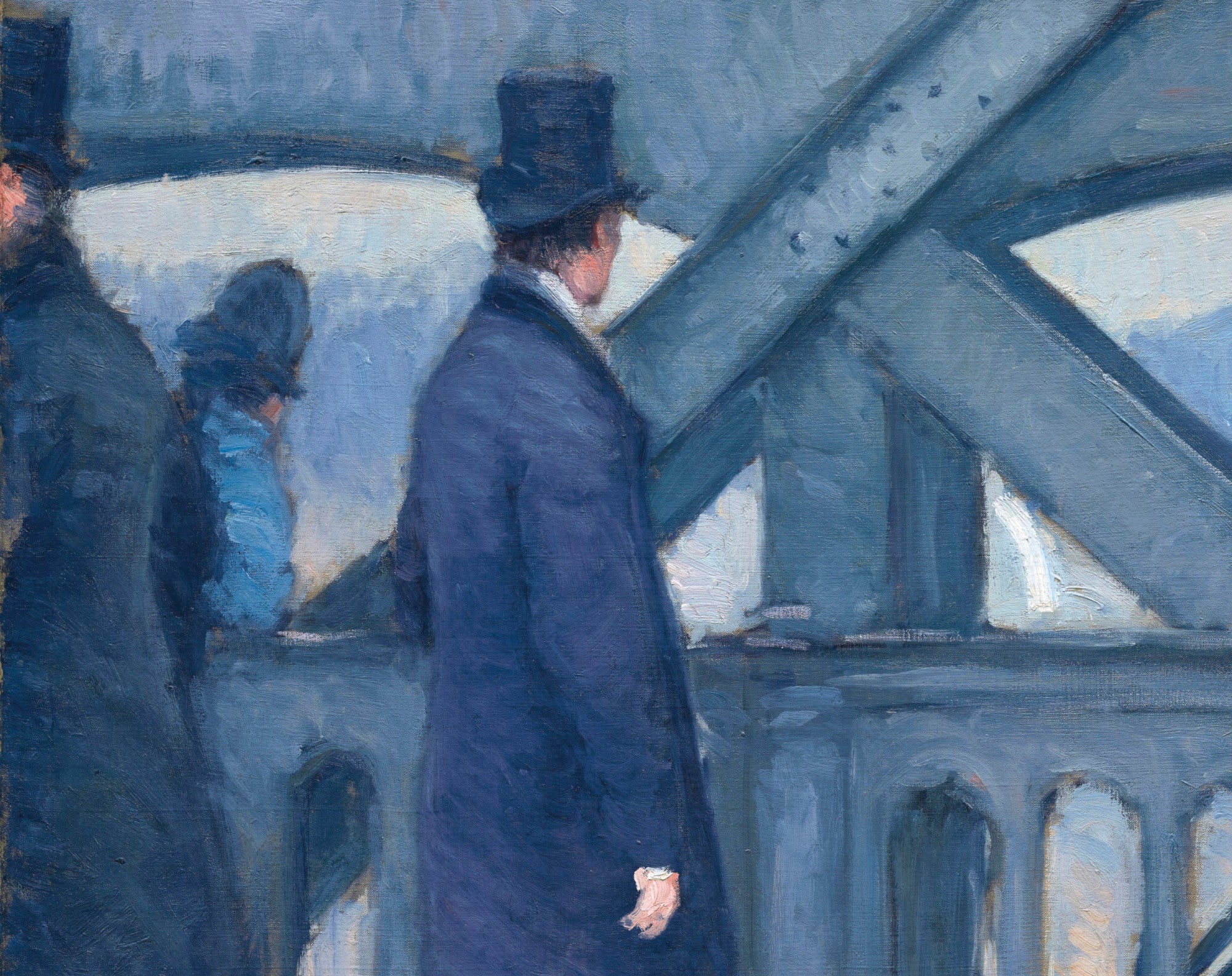 Gustave Caillebotte Fine Art Print : The bridge of Europe, Sketch
