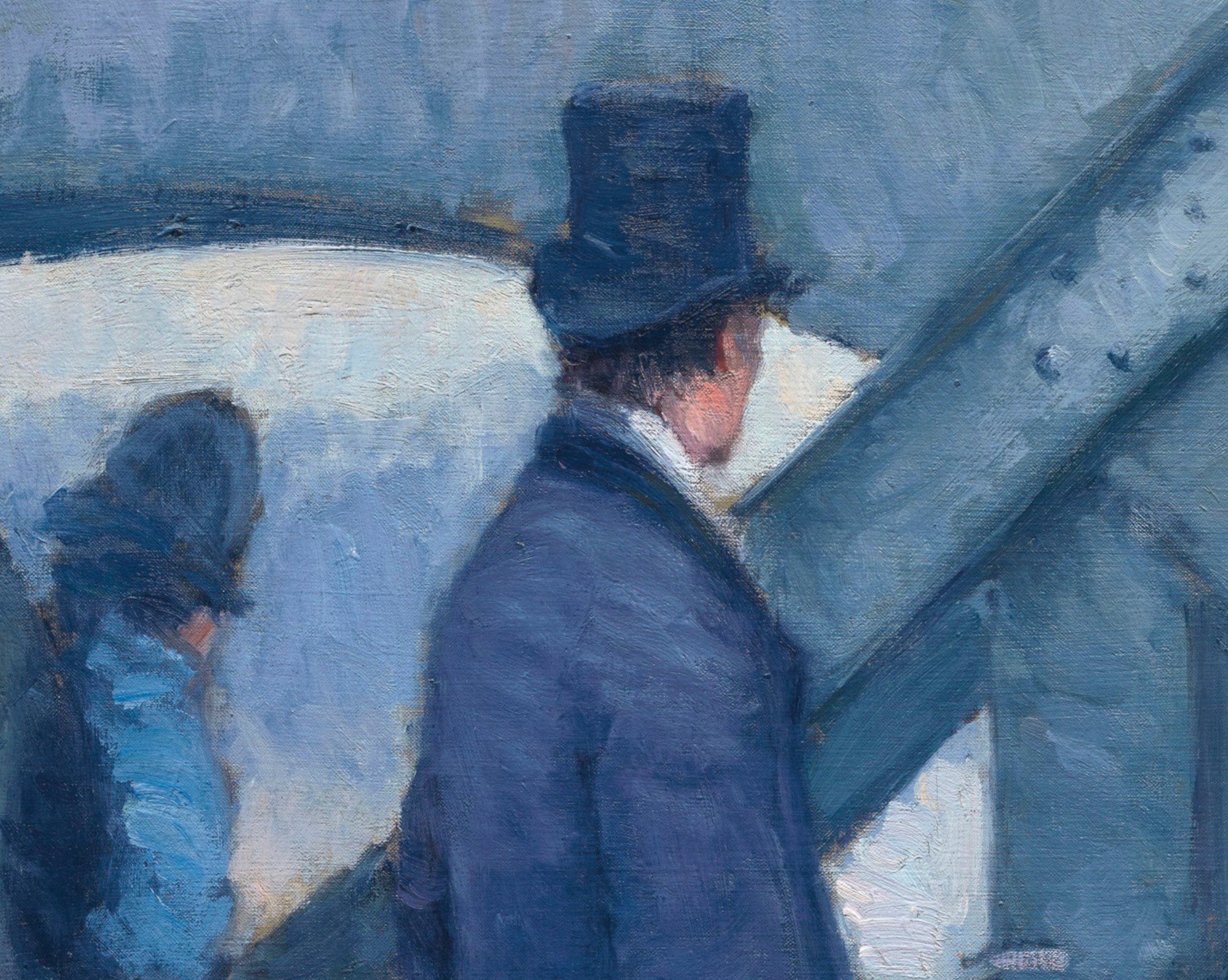 Gustave Caillebotte Fine Art Print : The bridge of Europe, Sketch