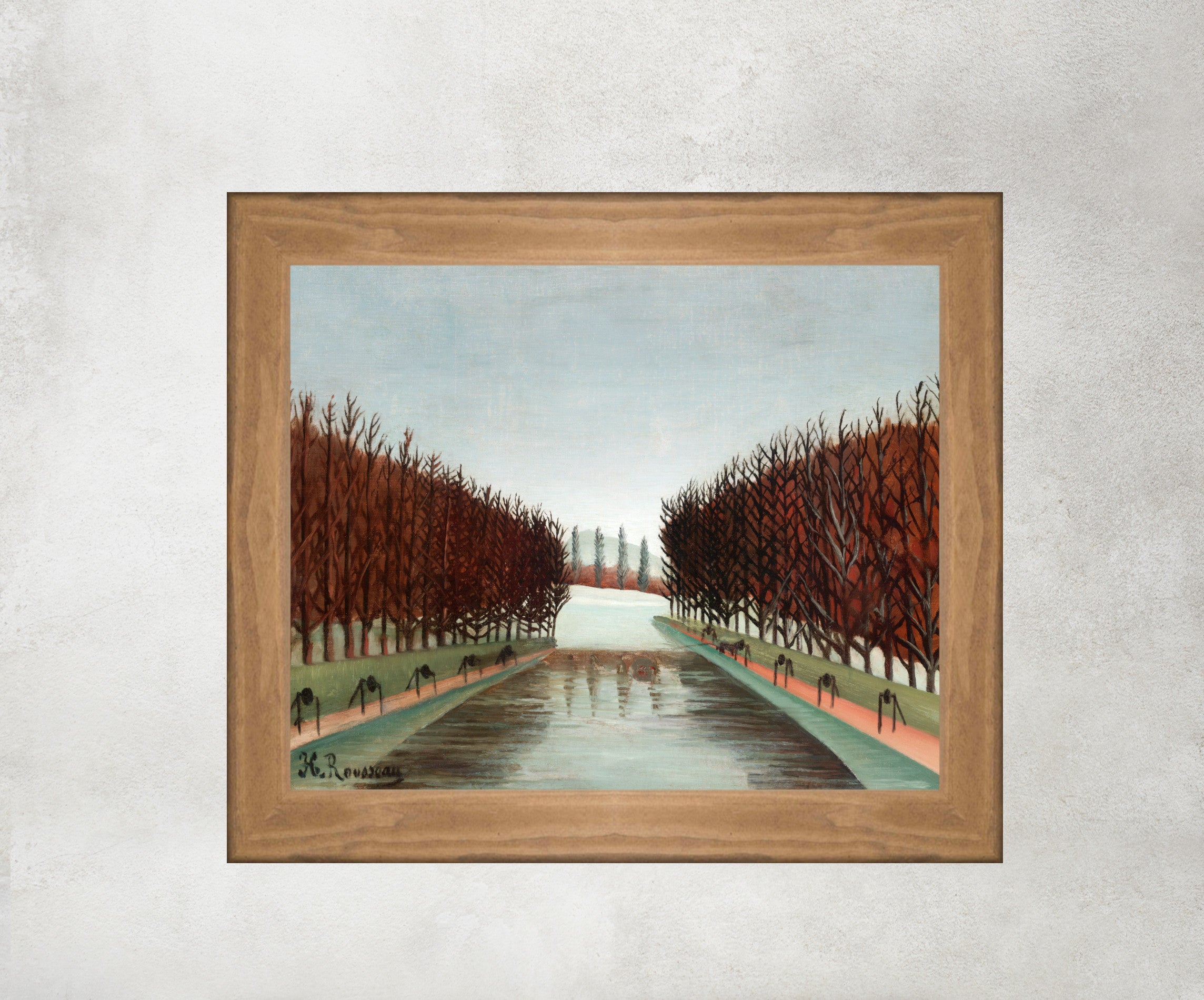 Le Canal, Henri Rousseau Framed Art Print