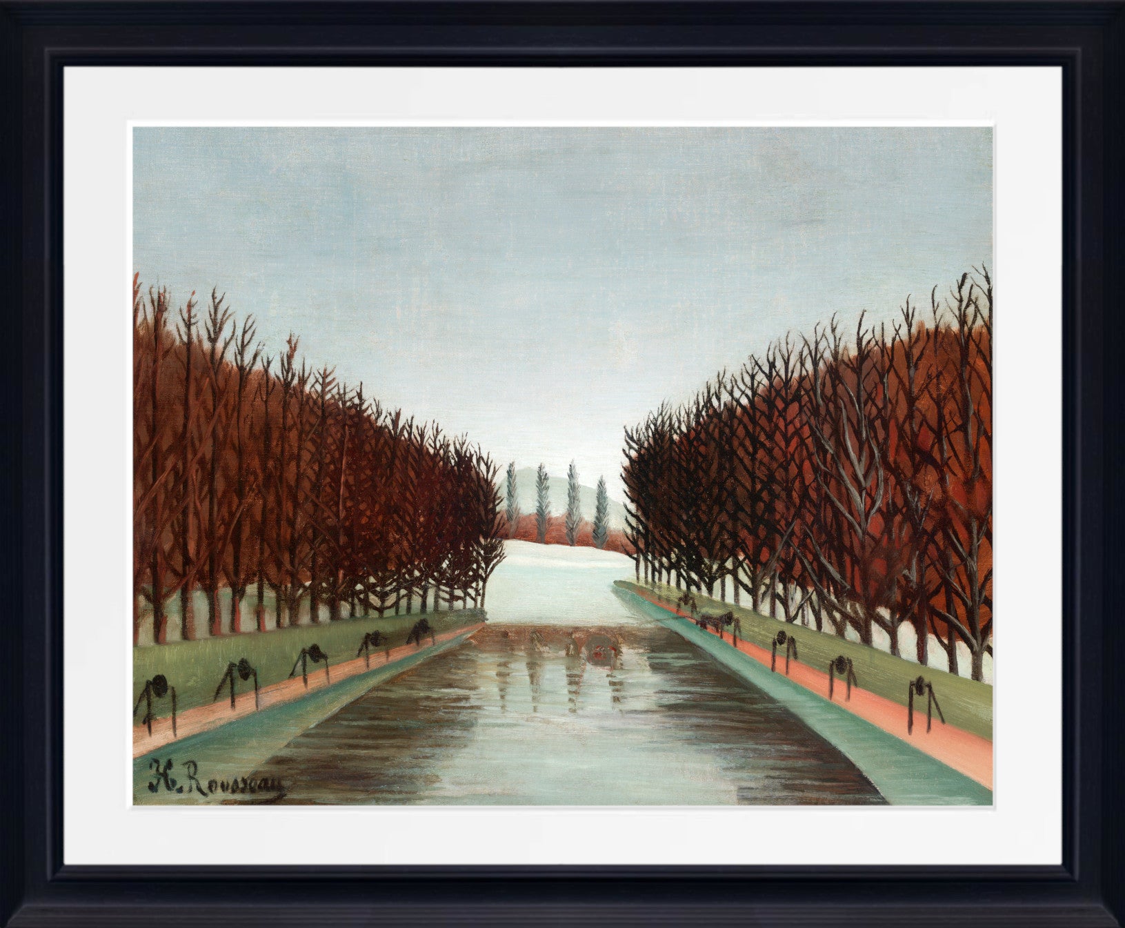 Le Canal, Henri Rousseau Framed Art Print