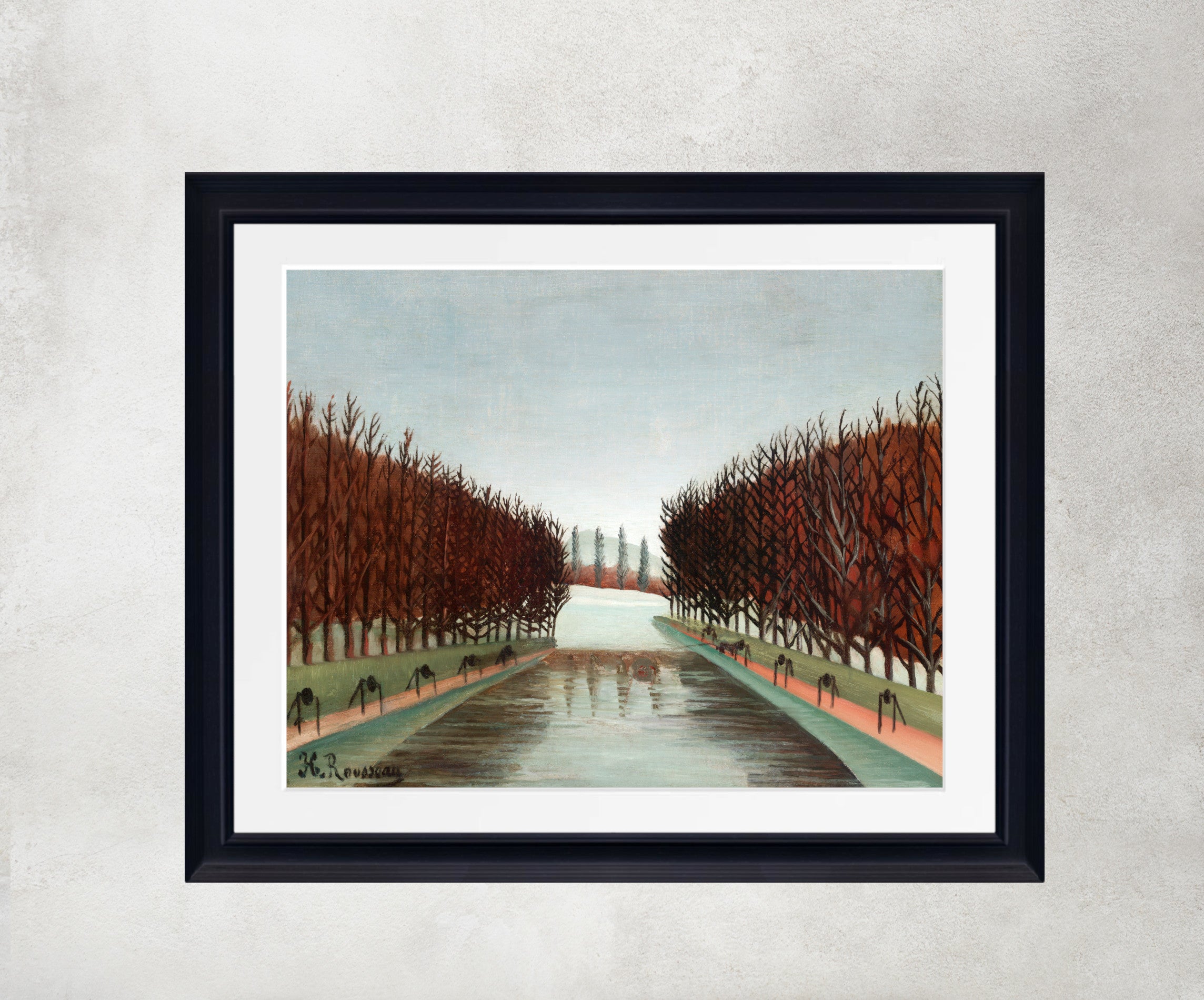Le Canal, Henri Rousseau Framed Art Print