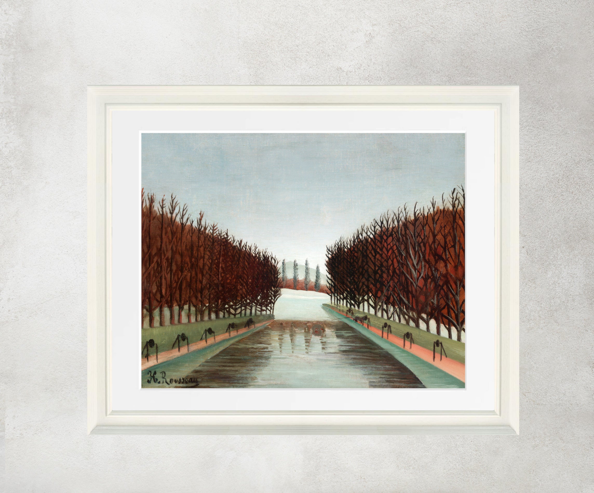 Le Canal, Henri Rousseau Framed Art Print