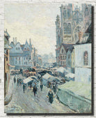 Albert Gleizes Fine Art Print, Le marché d'Abbeville
