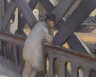 Gustave Caillebotte Fine Art Print : The bridge of Europe, partial study