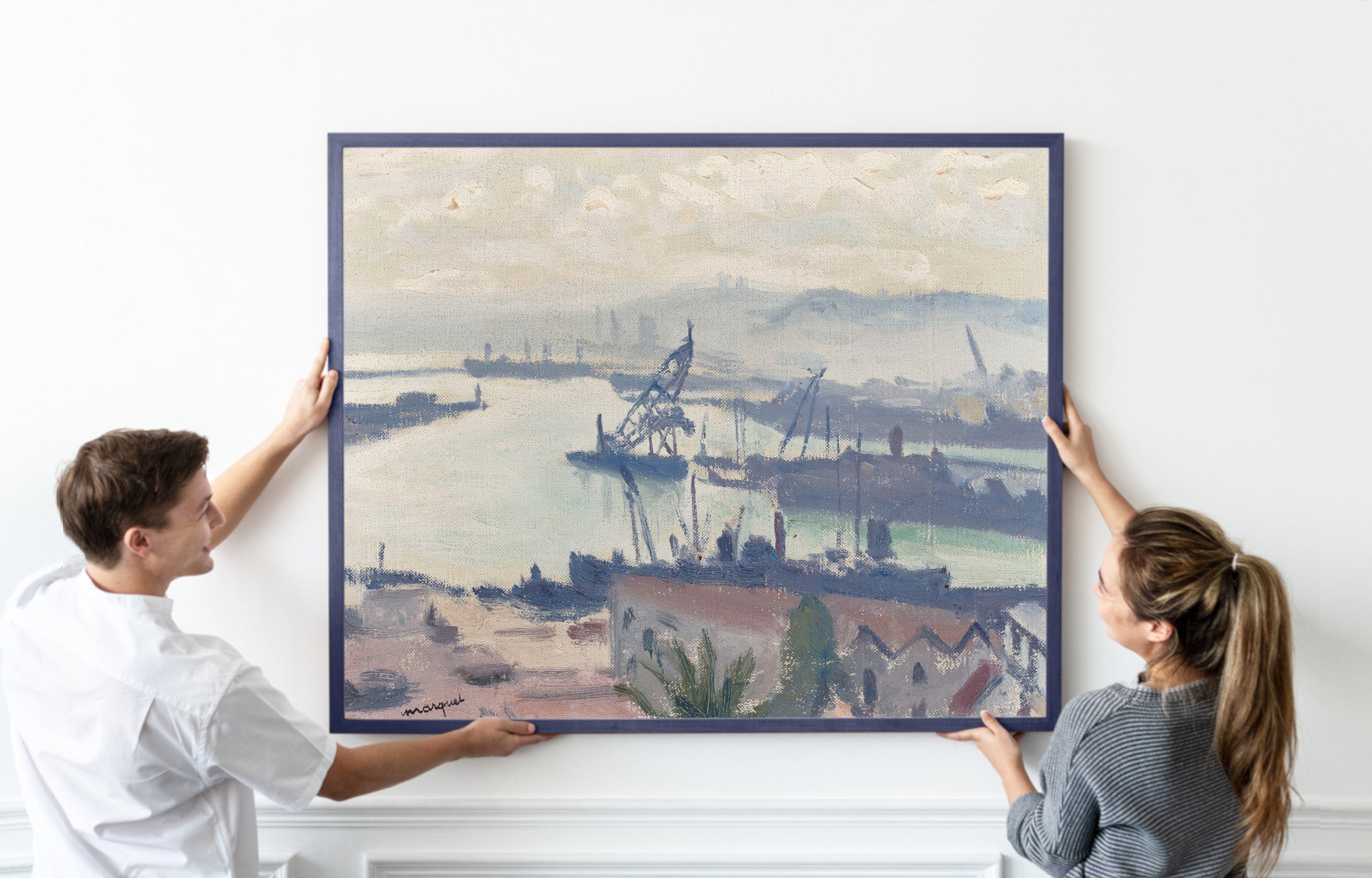 The port of Algiers, Albert Marquet, Morocco Landscape