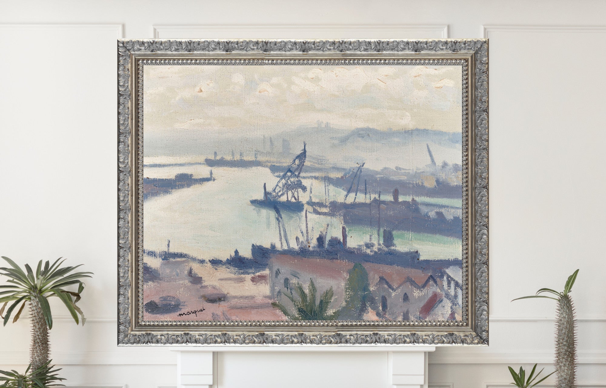 The port of Algiers, Albert Marquet, Morocco Landscape