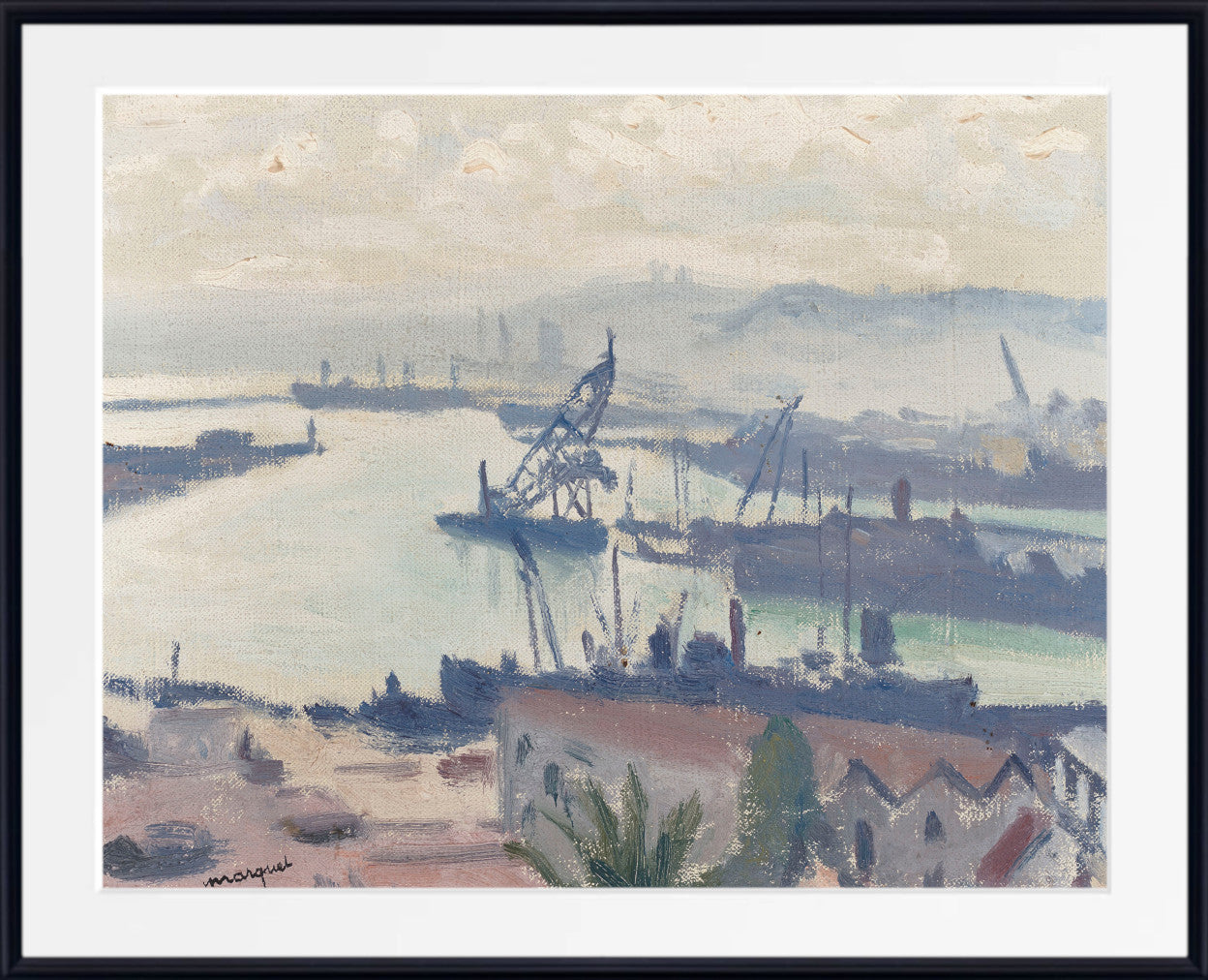 The port of Algiers, Albert Marquet, Morocco Landscape