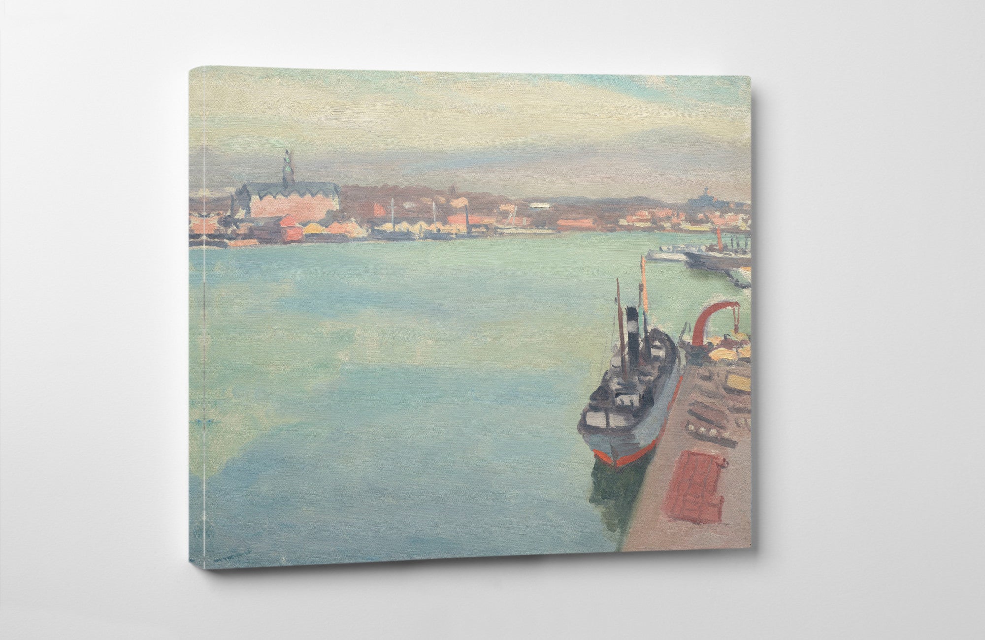 Stockholm harbour, spring morning, Albert Marquet, Sweden Landscape