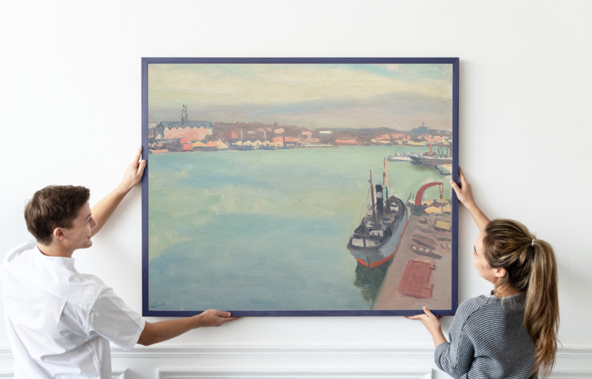 Stockholm harbour, spring morning, Albert Marquet, Sweden Landscape