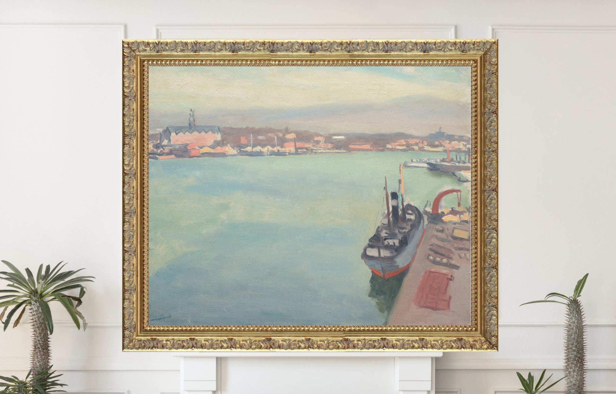 Stockholm harbour, spring morning, Albert Marquet, Sweden Landscape