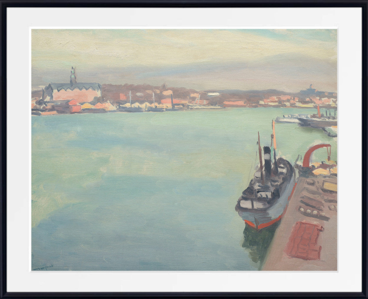 Stockholm harbour, spring morning, Albert Marquet, Sweden Landscape