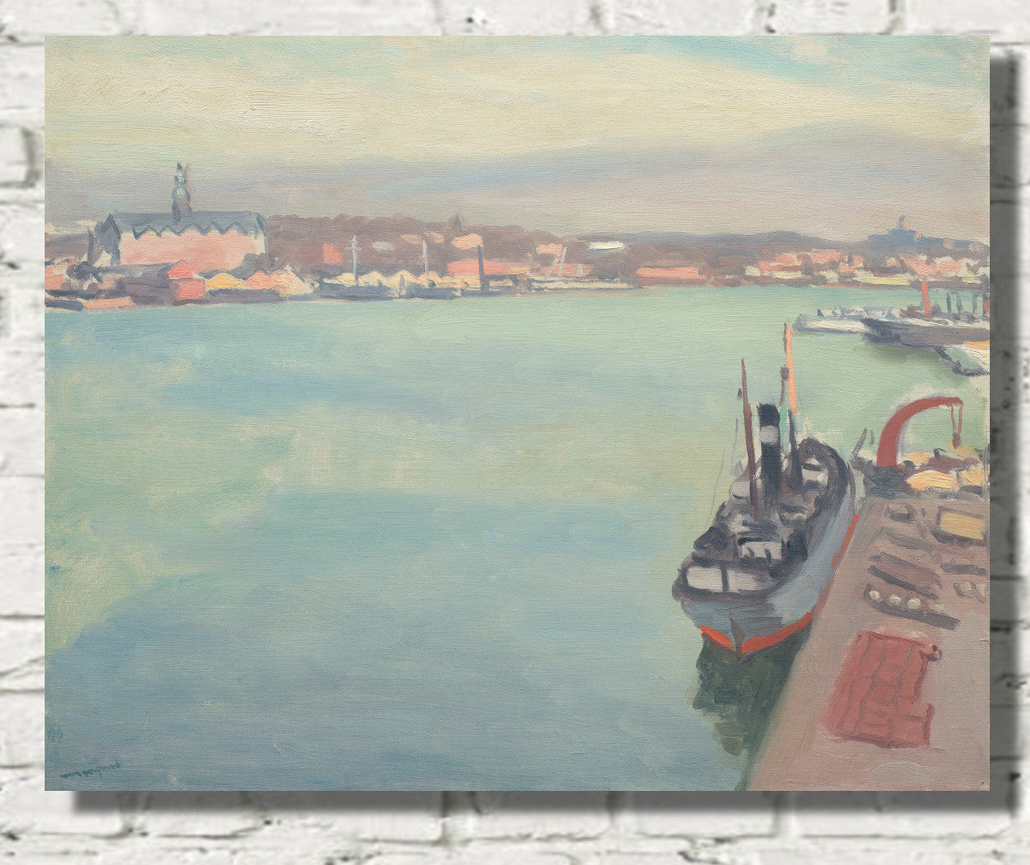 Stockholm harbour, spring morning, Albert Marquet, Sweden Landscape