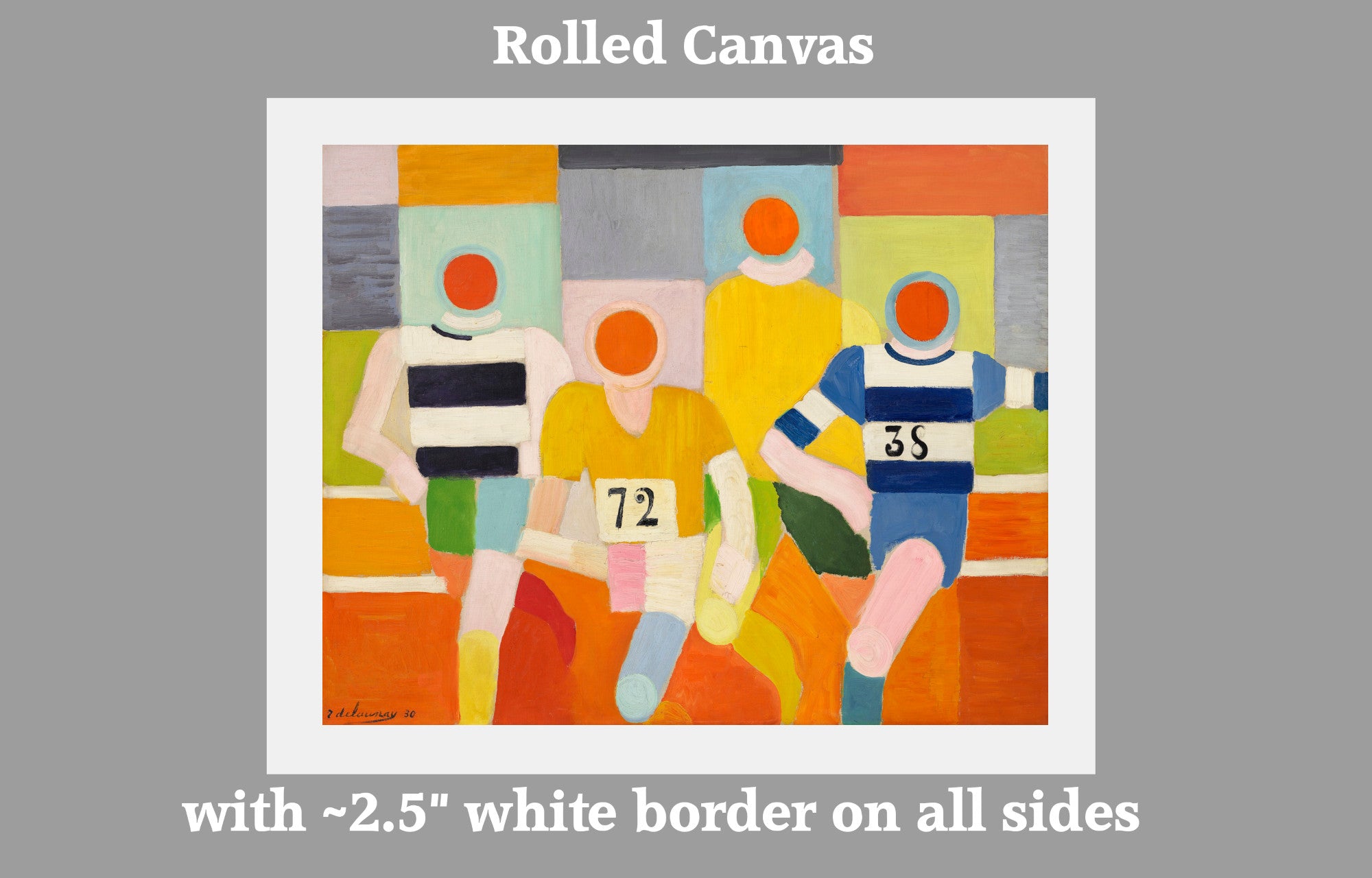 Robert Delaunay, The Runners (Les Coureurs)