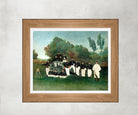 The Artillerymen, Henri Rousseau Framed Art Print