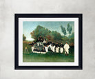 The Artillerymen, Henri Rousseau Framed Art Print