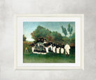 The Artillerymen, Henri Rousseau Framed Art Print