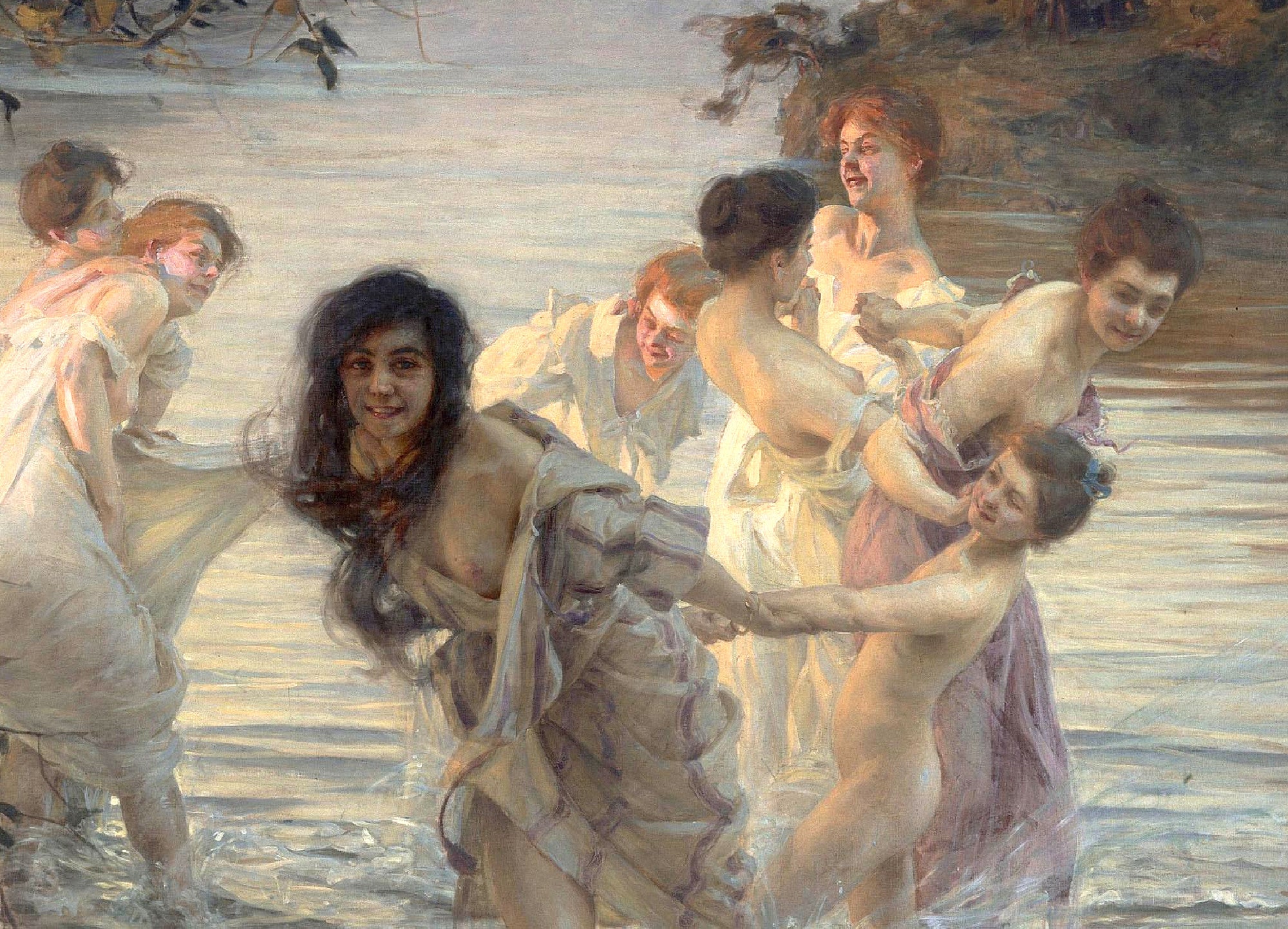 Paul Émile Chabas Fine Art Print, Les nymphes de danse