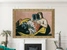 Max Beckmann, Woman Lying With Book And Irises (1931)  - New Objectivity
