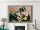Max Beckmann, Woman Lying With Book And Irises (1931)  - New Objectivity