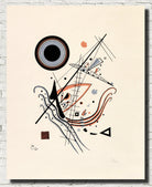 Blue Lithograph, Wassily Kandinsky Abstract Fine Art Print