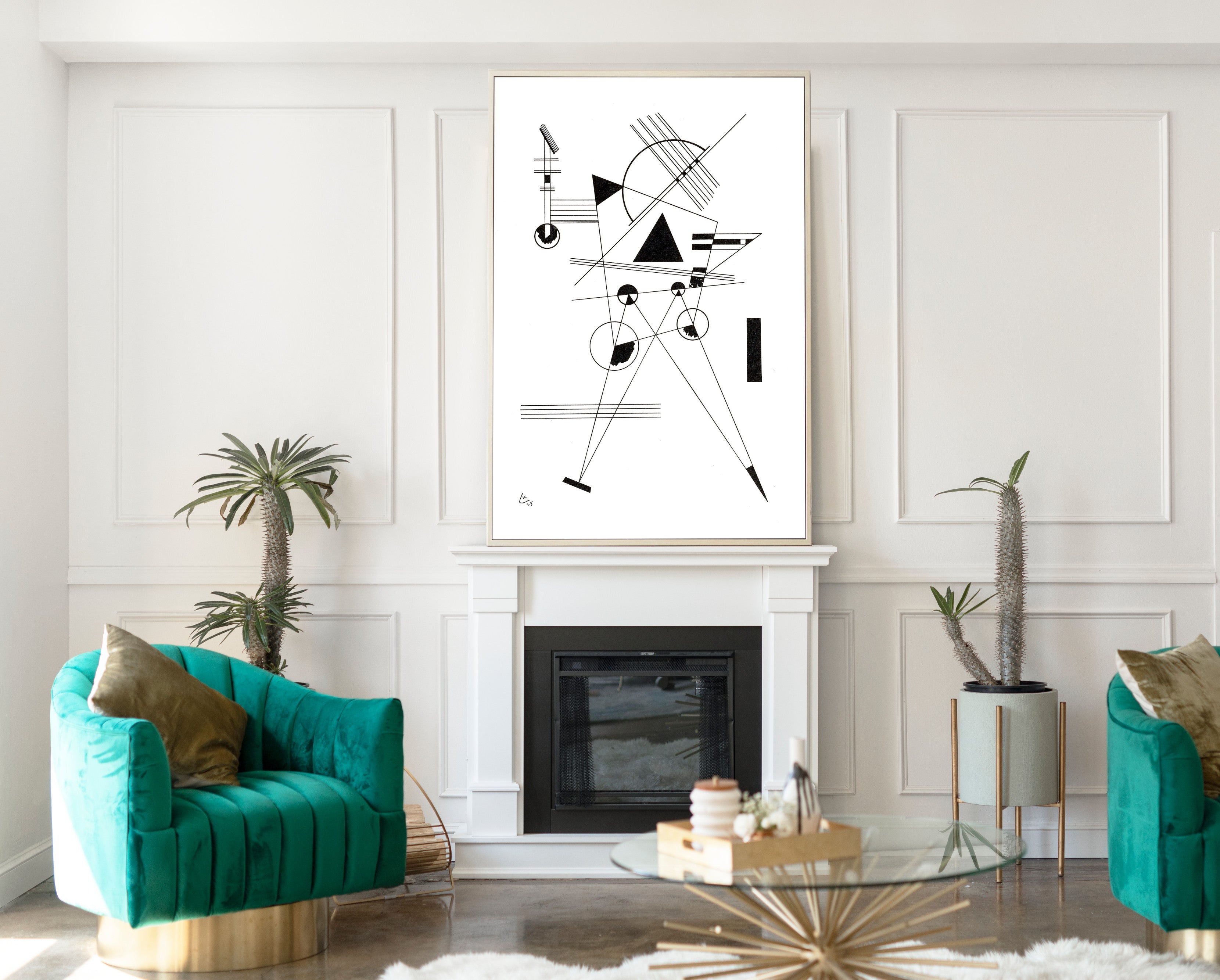 Lithograph No 1 , Wassily Kandinsky Abstract Fine Art Print