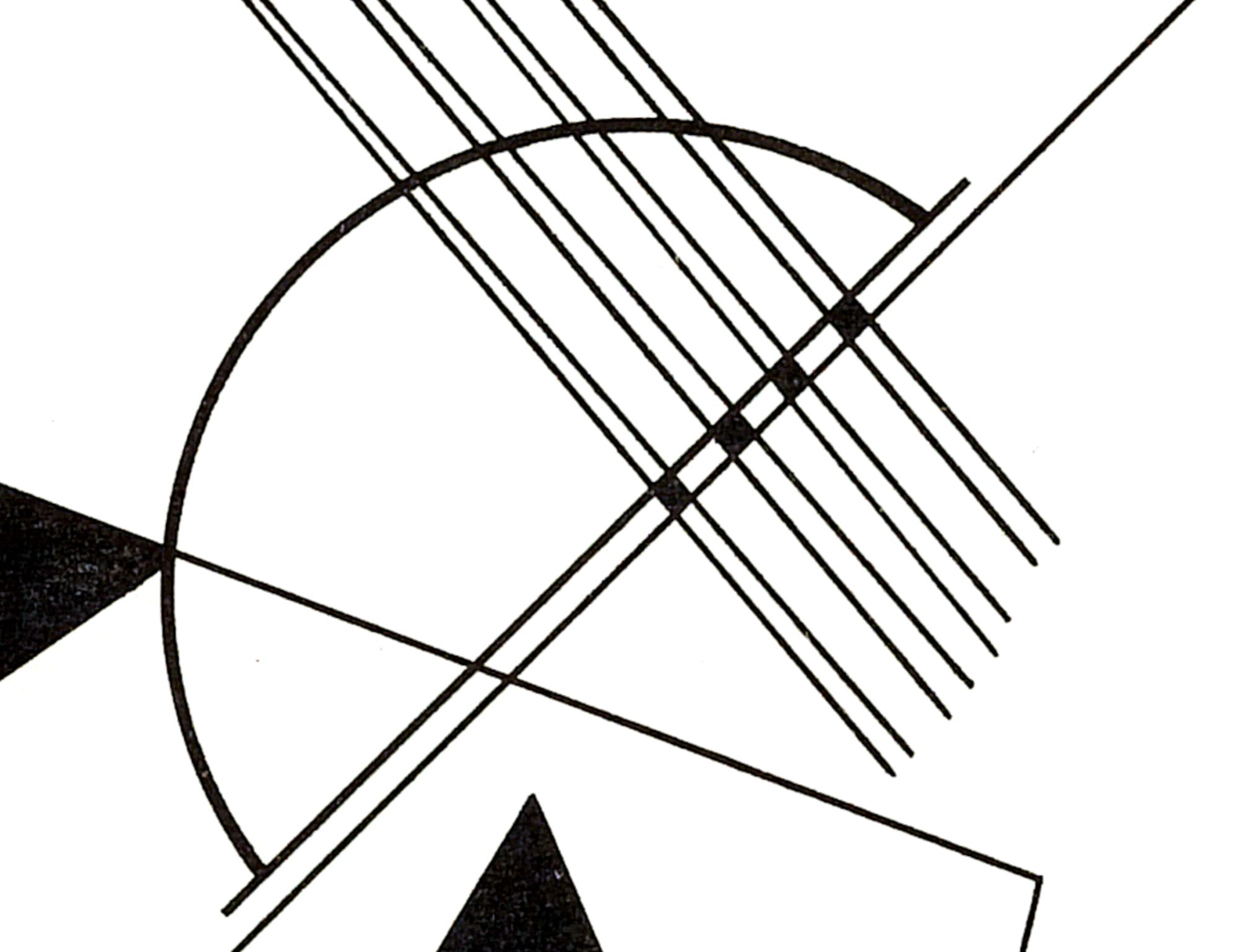 Lithograph No 1 , Wassily Kandinsky Abstract Fine Art Print