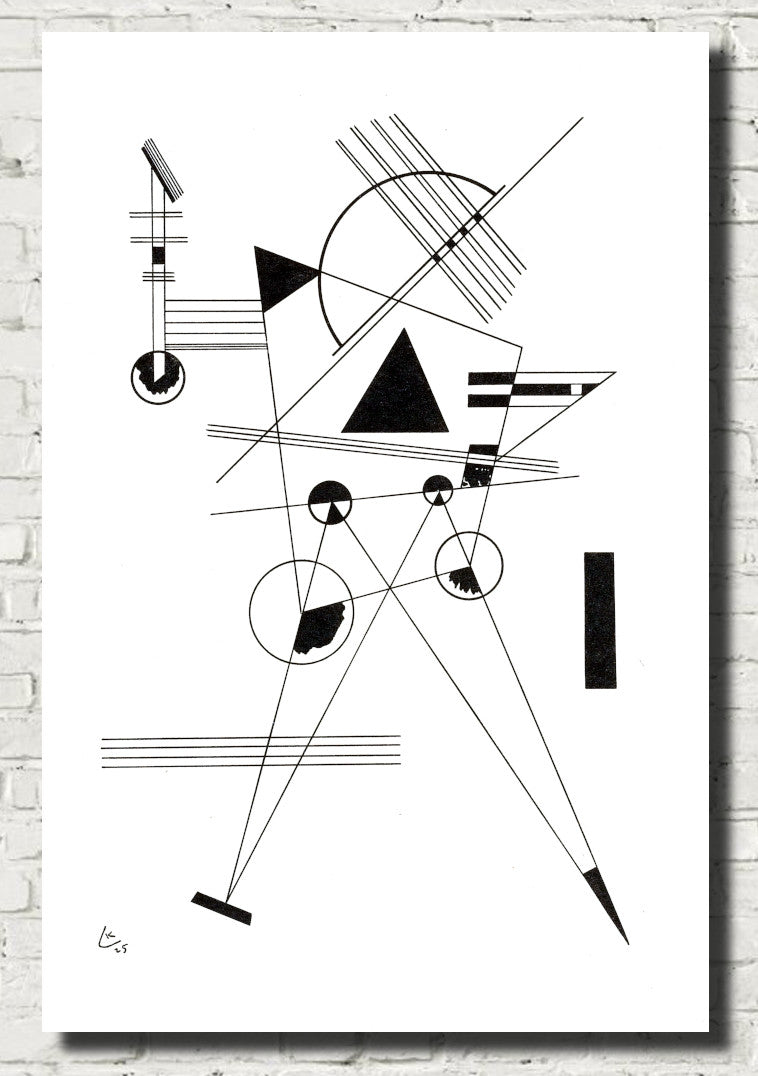 Lithograph No 1 , Wassily Kandinsky Abstract Fine Art Print