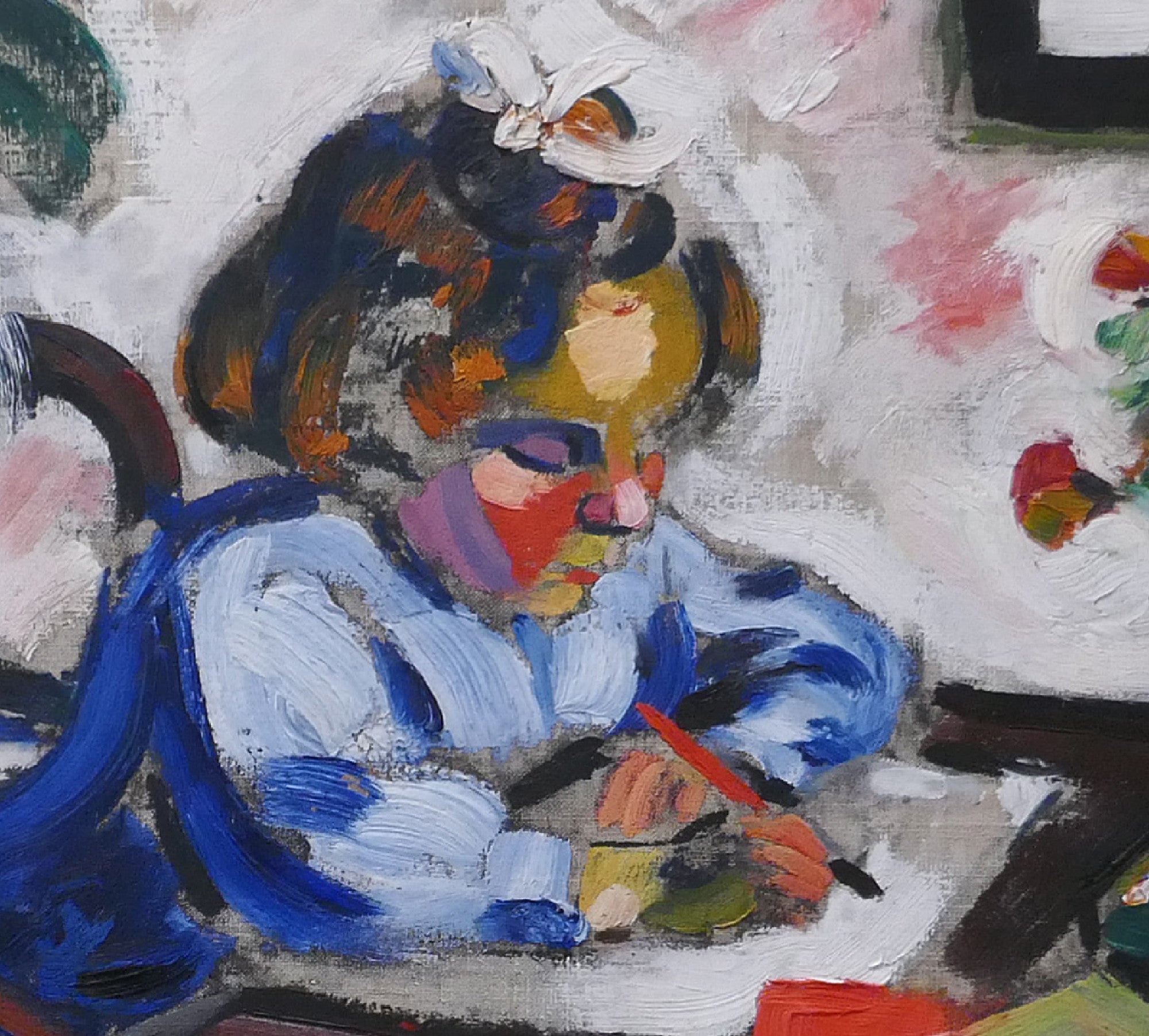 Henri Le Fauconnier Fine Art Print, Little Schoolgirl