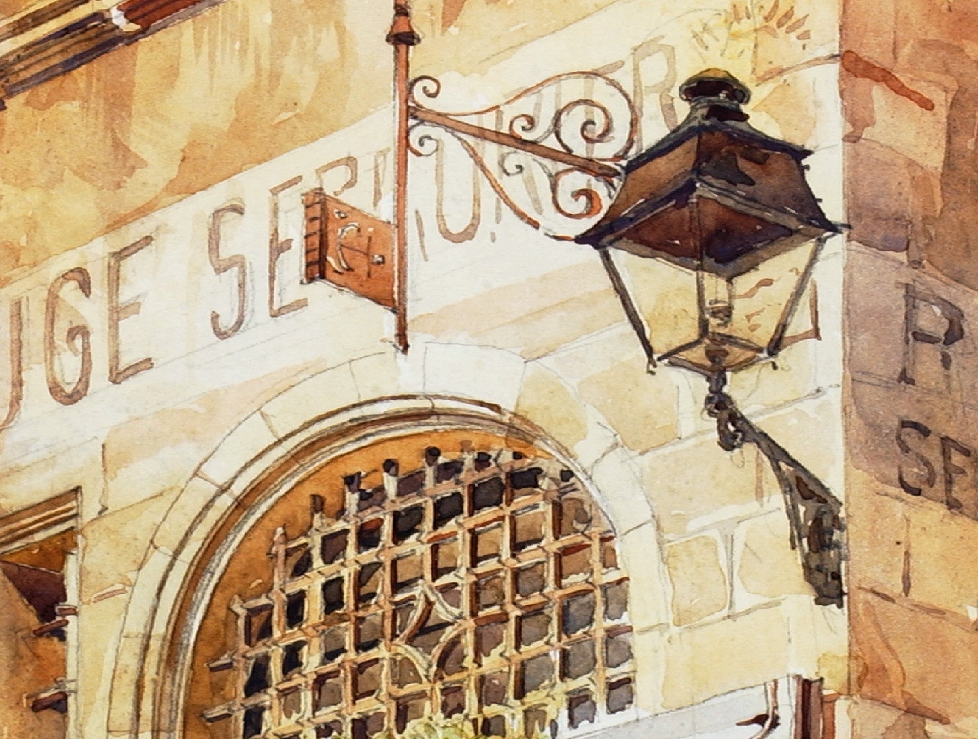 Locksmith’s Shop, Aston Webb Fine Art Print