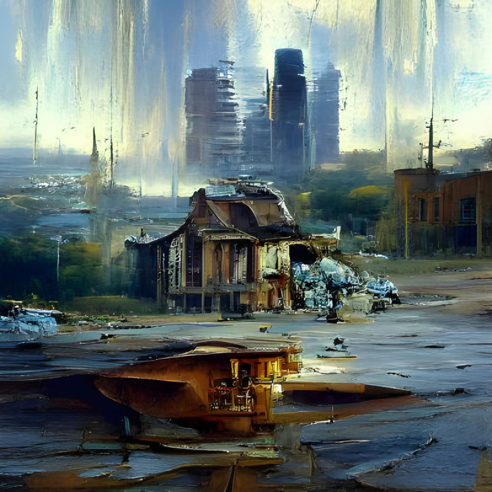 Lost Future, Abstract Fine Art Print