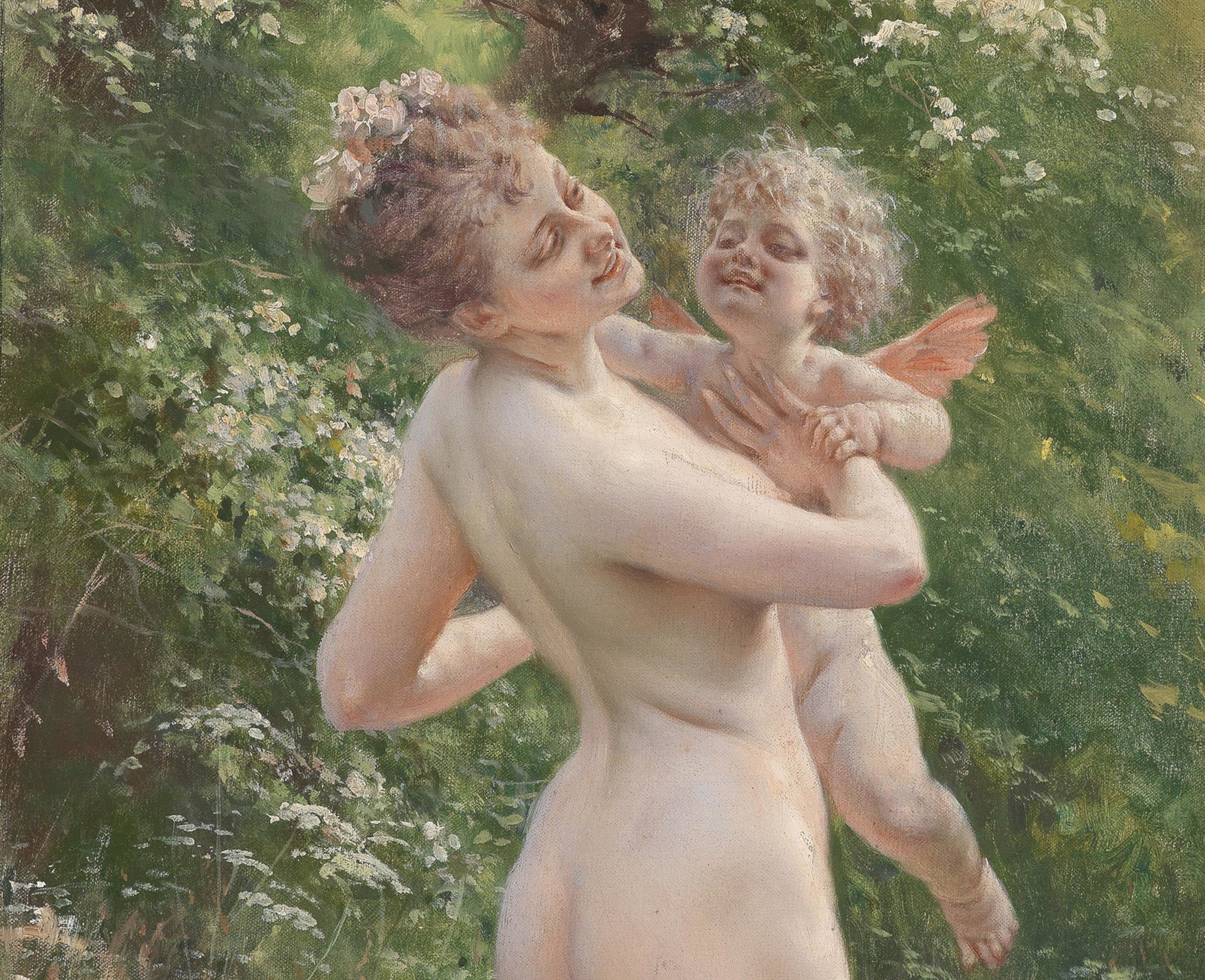 Heinrich Lossow Fine Art Print, Love Whispers