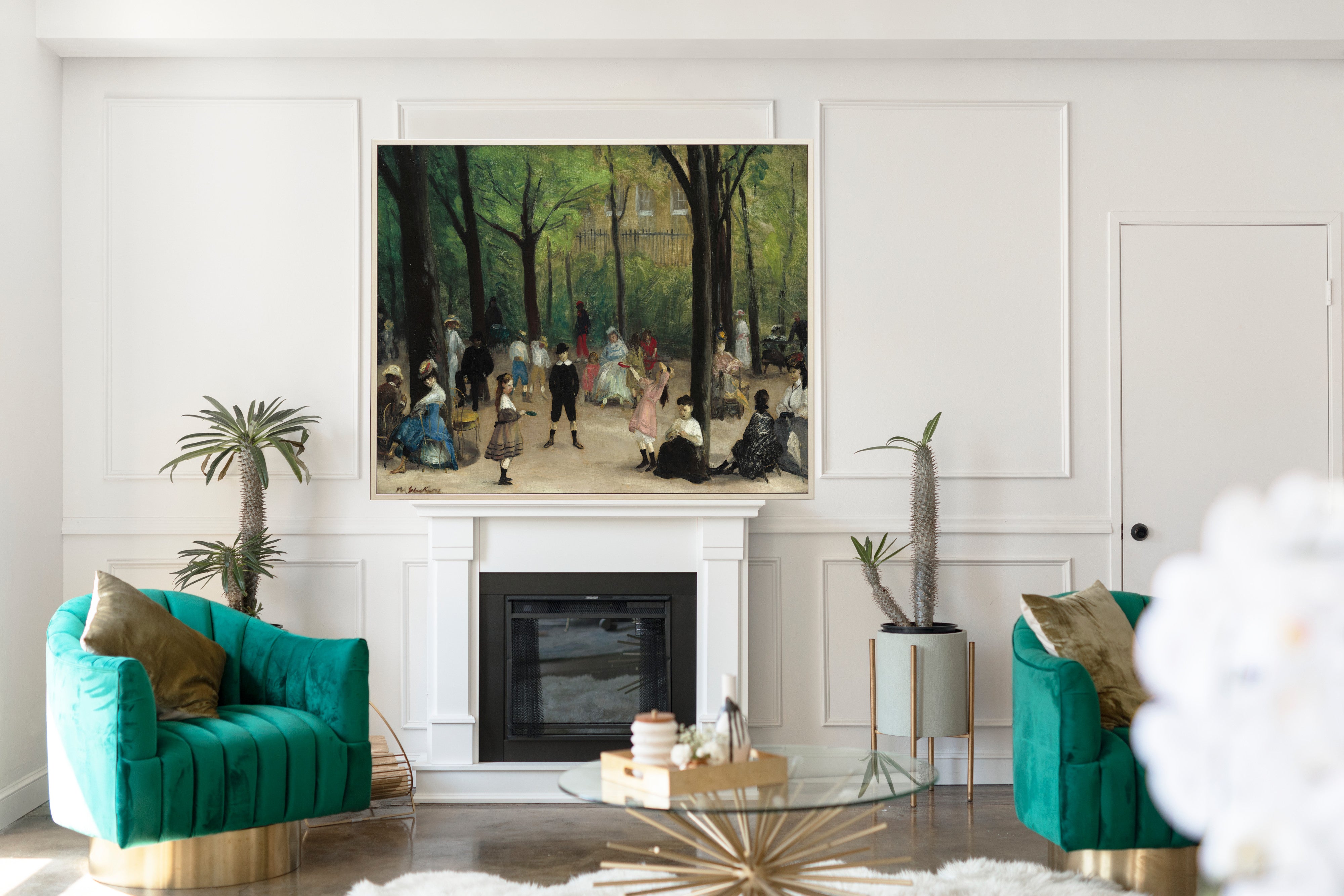 Luxembourg Gardens, William Glackens Fine Art Print