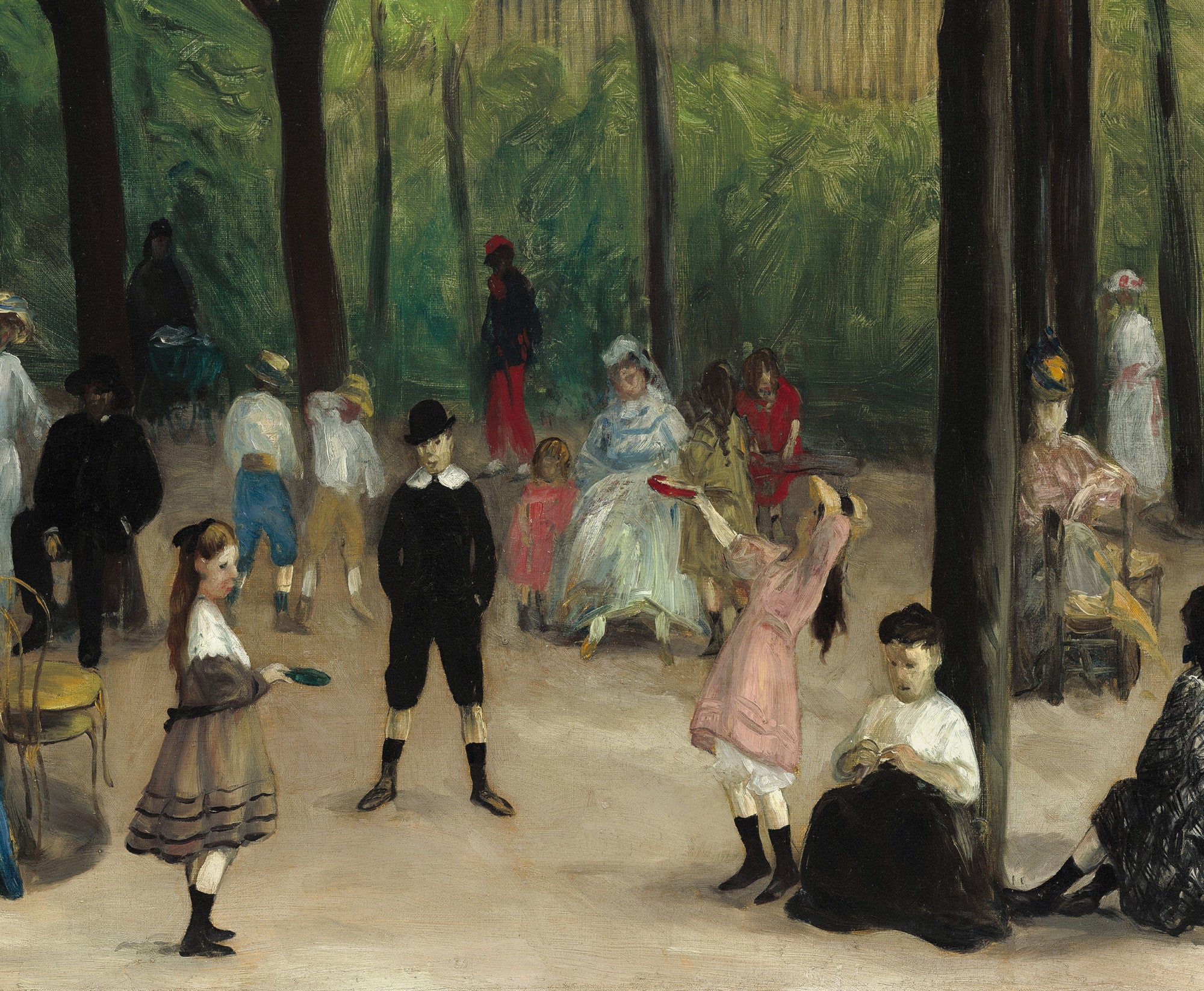 Luxembourg Gardens, William Glackens Fine Art Print