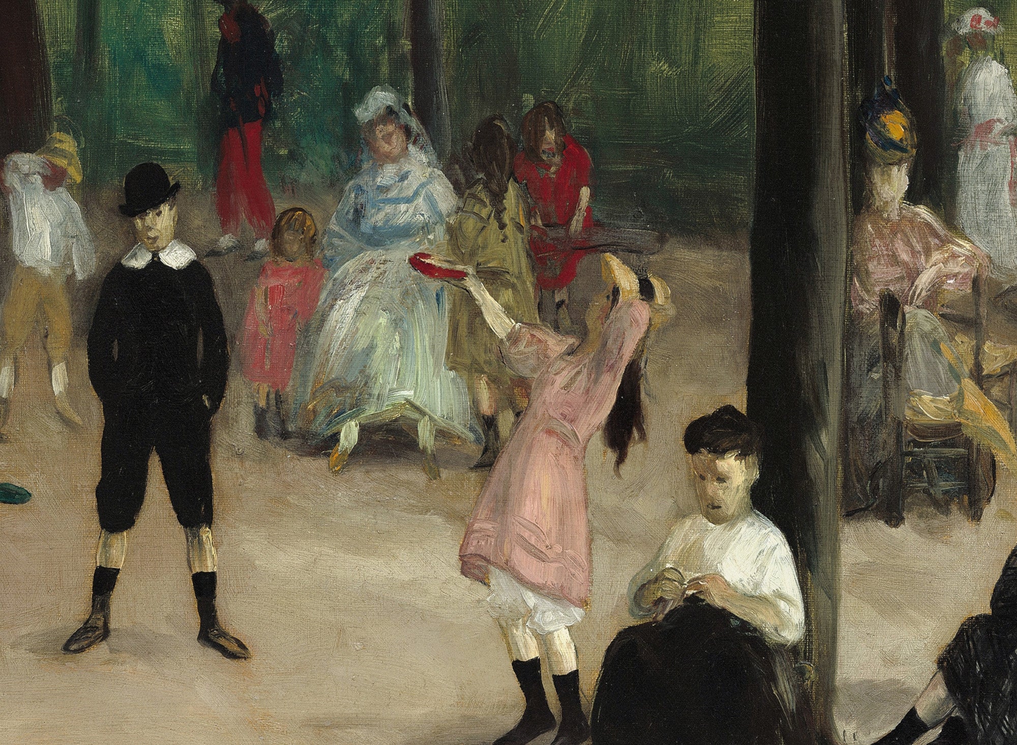 Luxembourg Gardens, William Glackens Fine Art Print