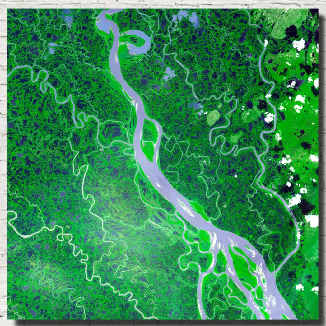 Photographic Art Print, Mackenzie River in the Northwest Territories, Canada