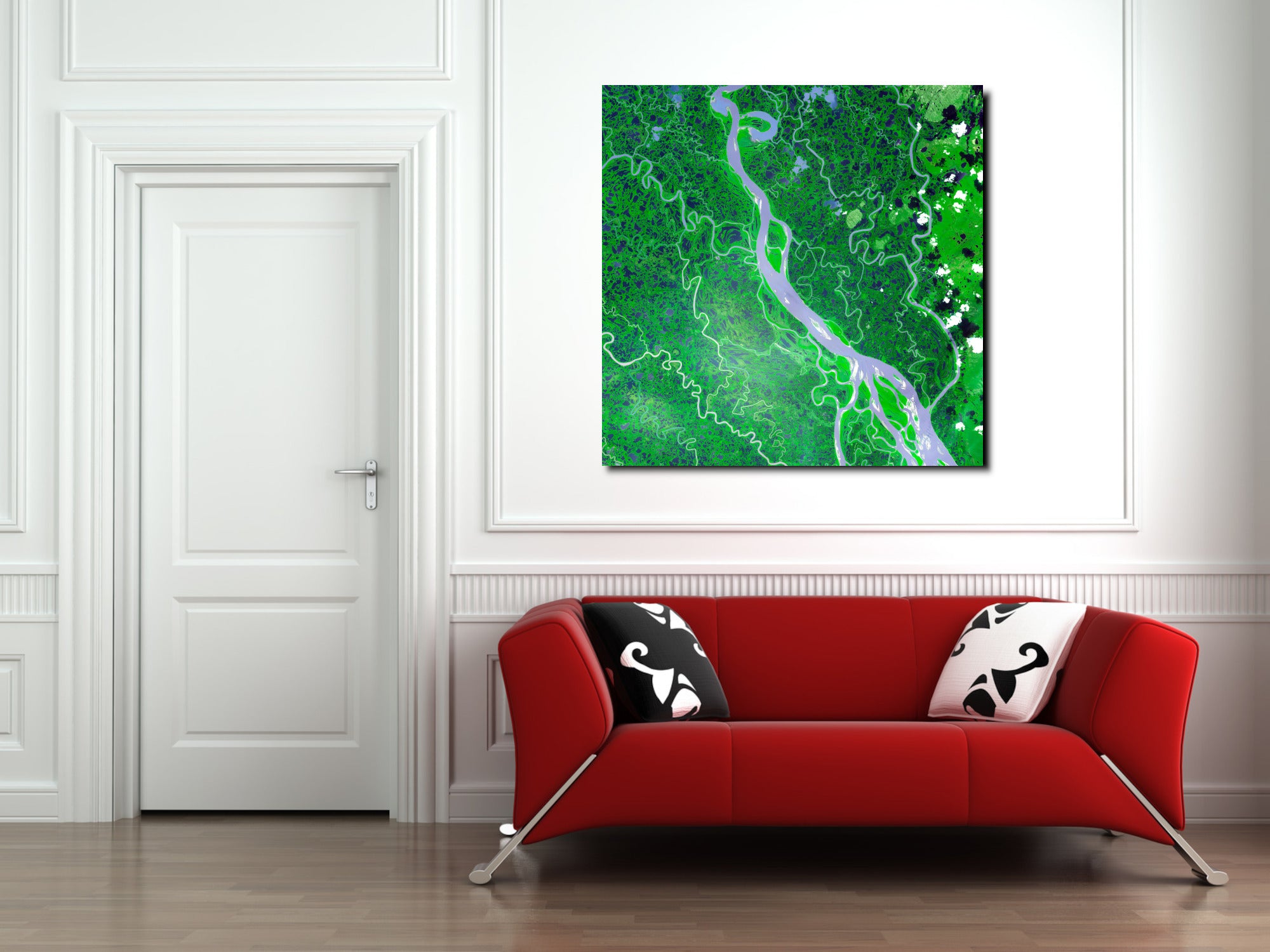 Photographic Art Print, Mackenzie River in the Northwest Territories, Canada