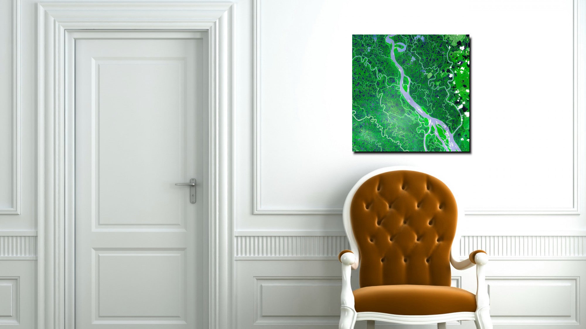 Photographic Art Print, Mackenzie River in the Northwest Territories, Canada