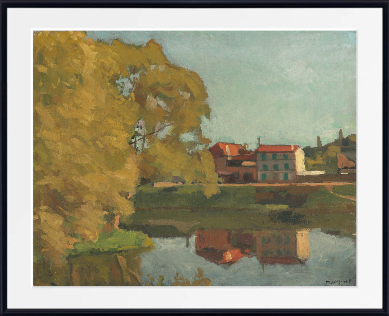 Houses in Billancourt, Albert Marquet, French Landscape