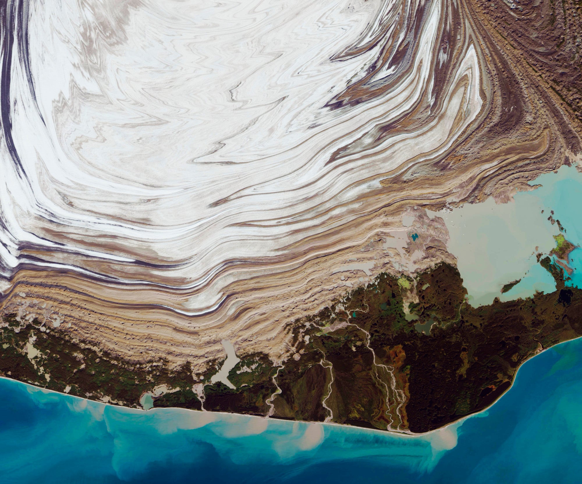 Photographic Art Print, Malaspina Glacier, Alaska